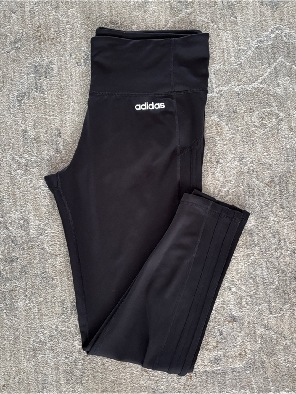 adidas Climalite Black High-Waist Leggings